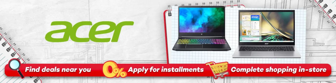 Acer Nitro 5 AN515-58-50YE Banner in Shoppingmall