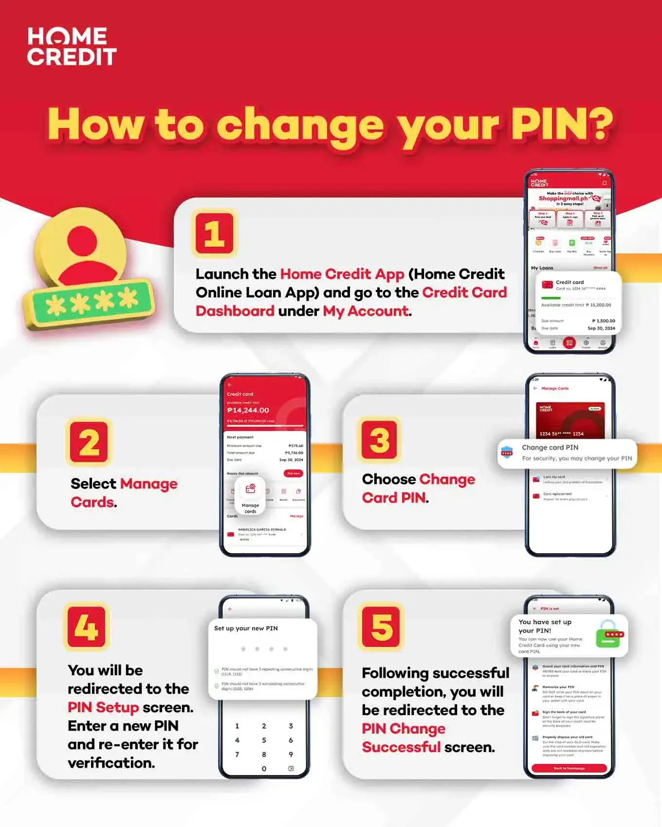 how to change your pin