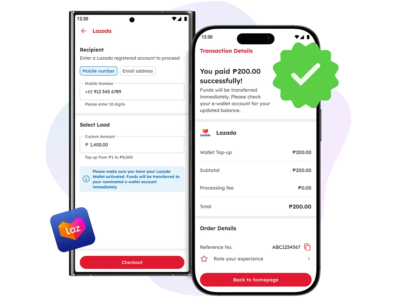 Lazada Wallet Top-up